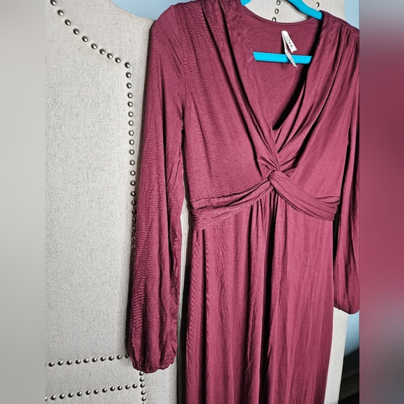 Soma Maxi Dress Wine Burgandy - Picture 7 of 13